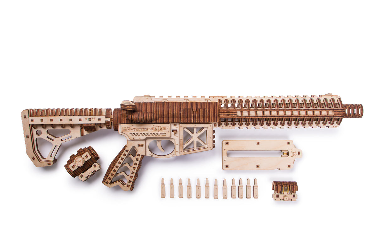 Taktisk Karabin - Mekanisk 3D træmodel