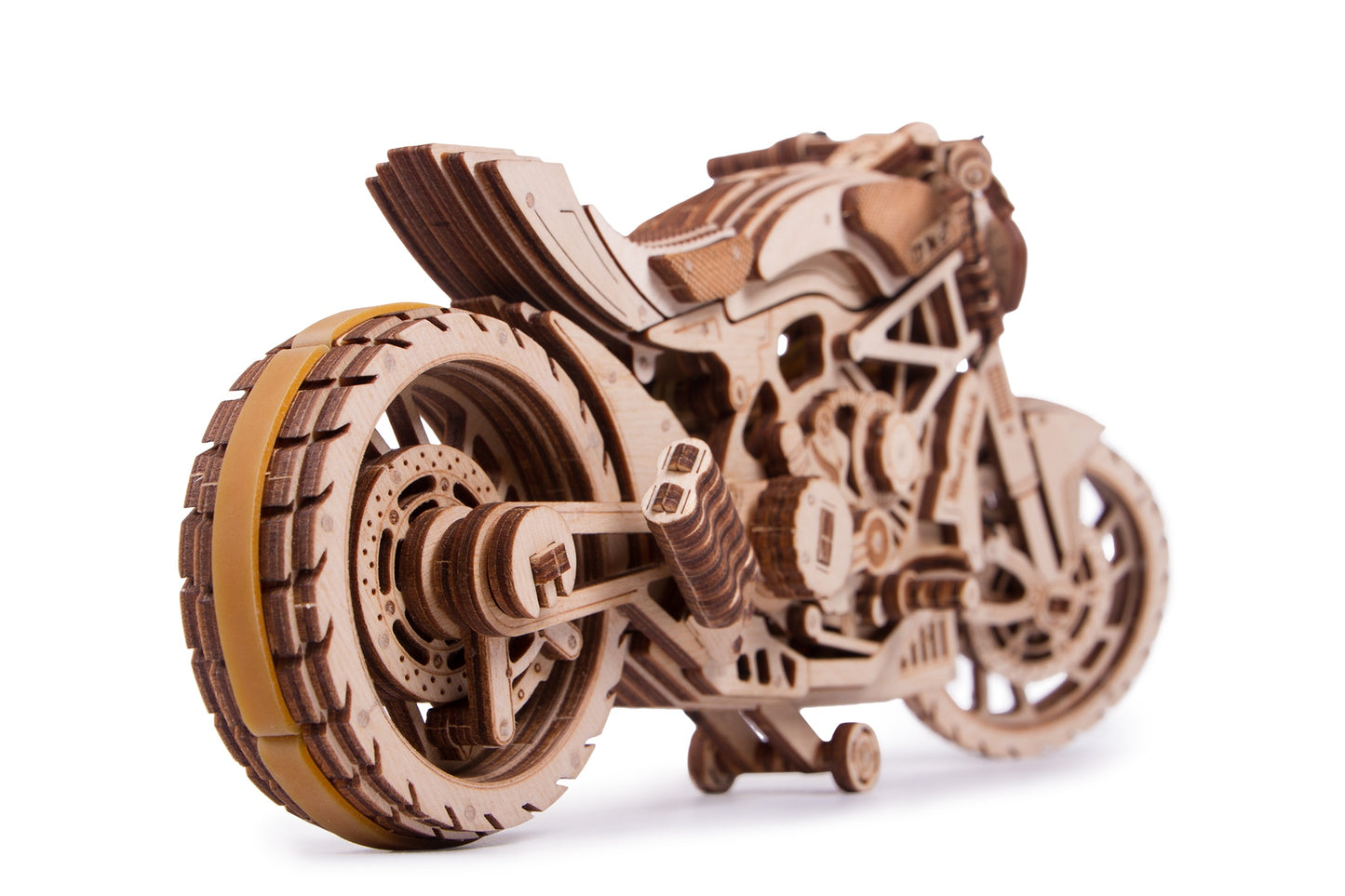 Motorcykel VM-02 – Mekanisk 3D træmodel