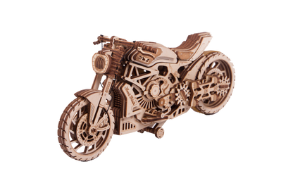 Motorcykel VM-02 – Mekanisk 3D træmodel