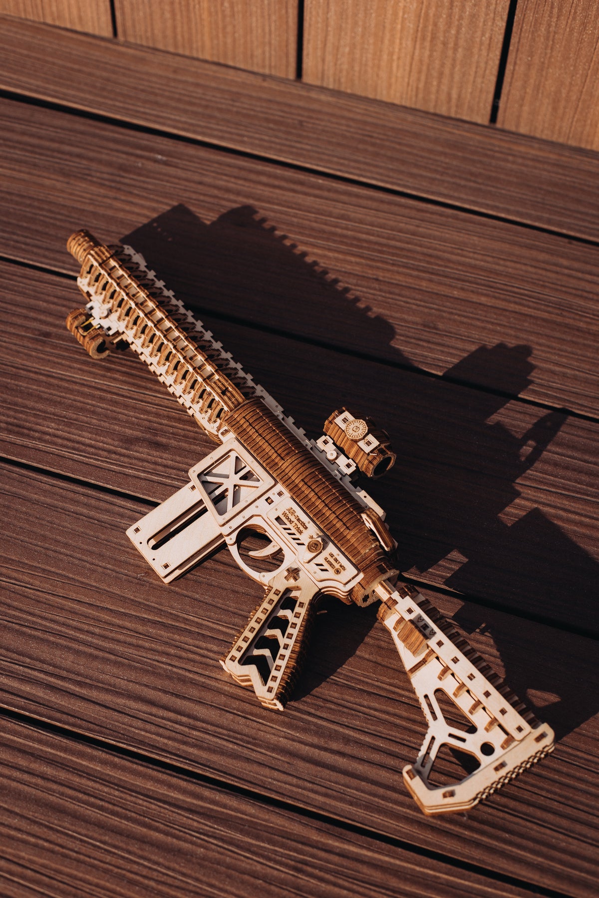 Taktisk Karabin - Mekanisk 3D træmodel