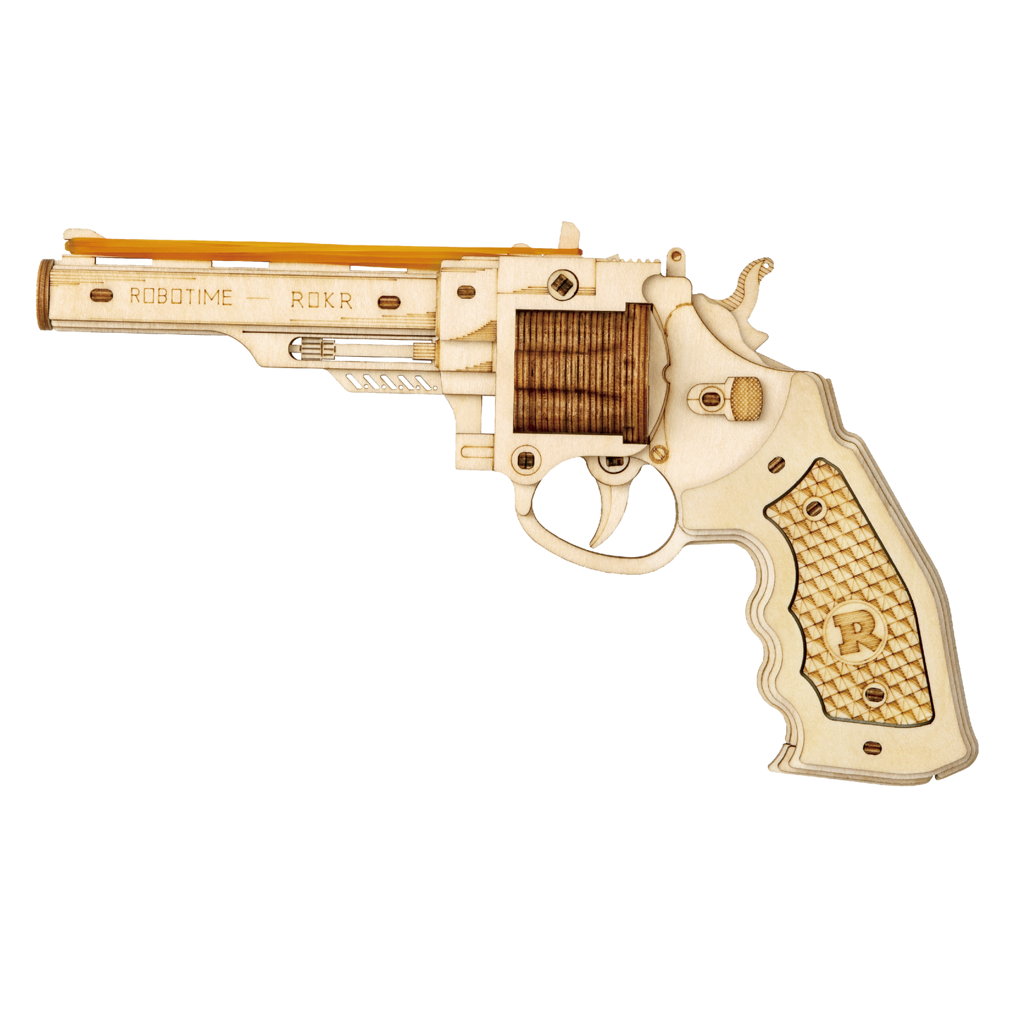 Revolver M60 - Mekanisk 3D træmodel