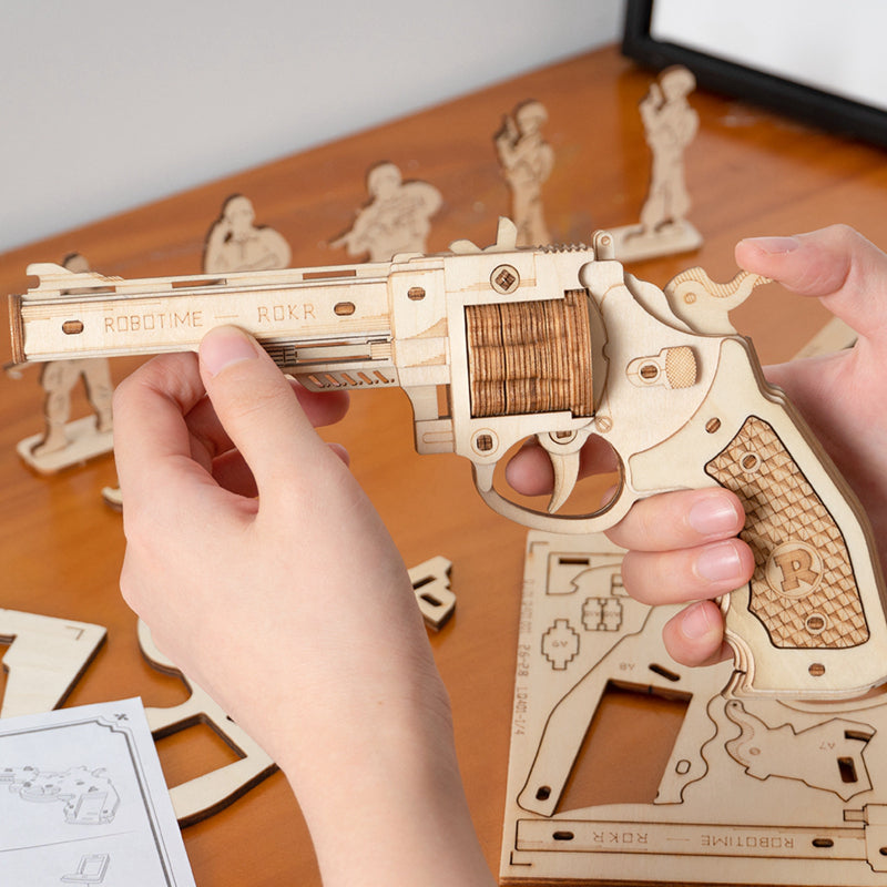 Revolver M60 - Mekanisk 3D træmodel