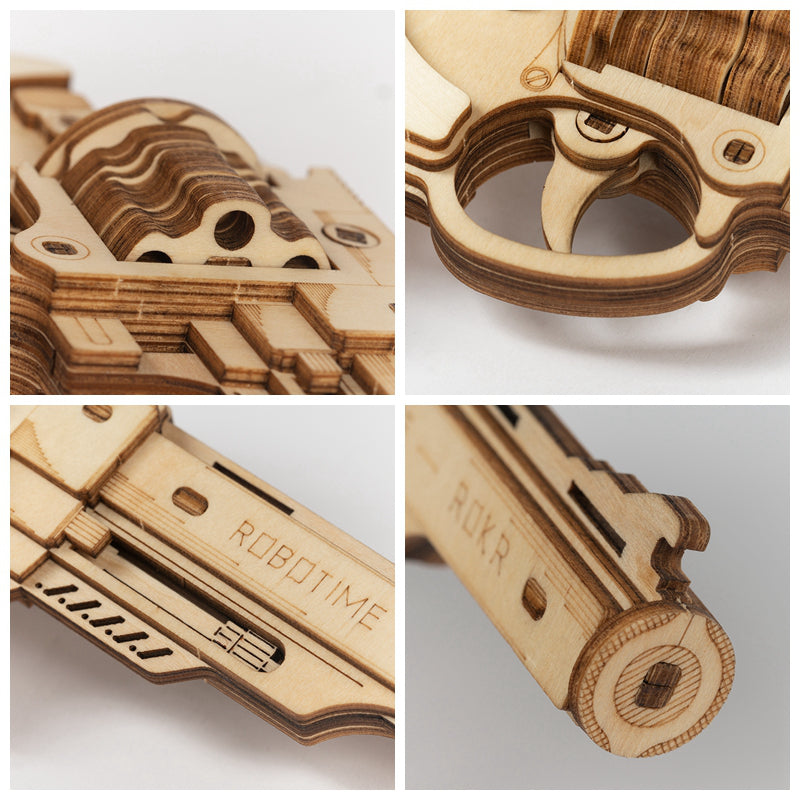 Revolver M60 - Mekanisk 3D træmodel