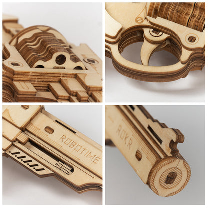 Revolver M60 - Mekanisk 3D træmodel