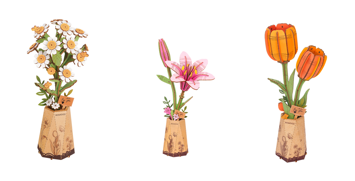 Forårsbuketten - Sampak med 3 blomster