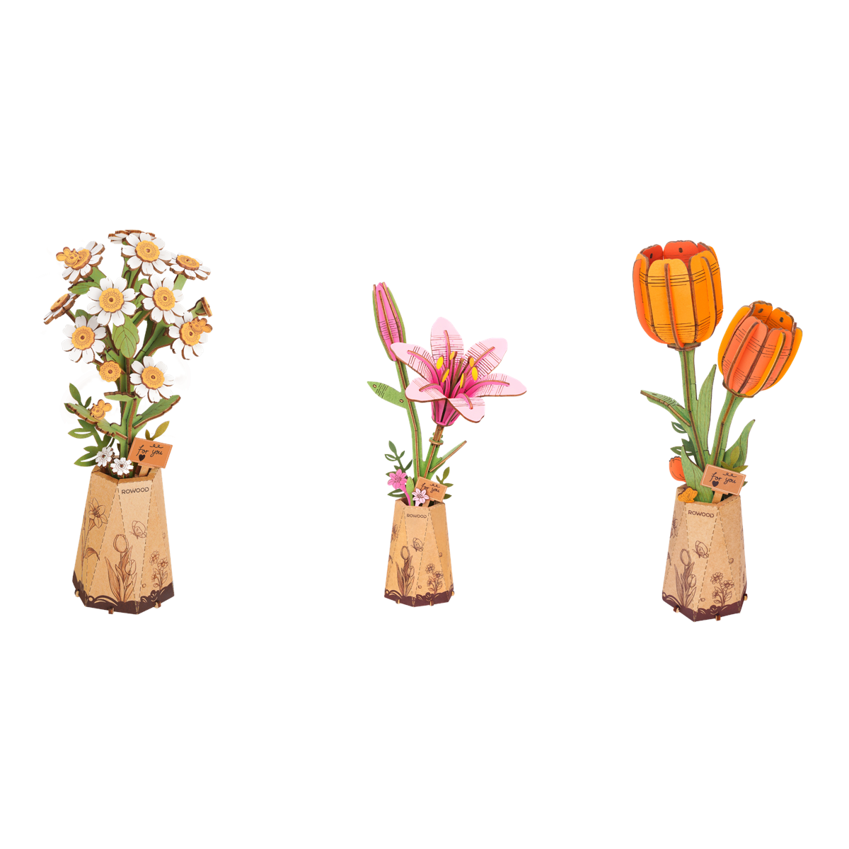 Forårsbuketten - Sampak med 3 blomster